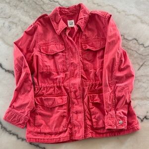GAP Kids Vibrant Red Jean Jacket